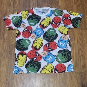 Marvel Men's Large Graphic Superhero Tee | Comic Book Shirt B60